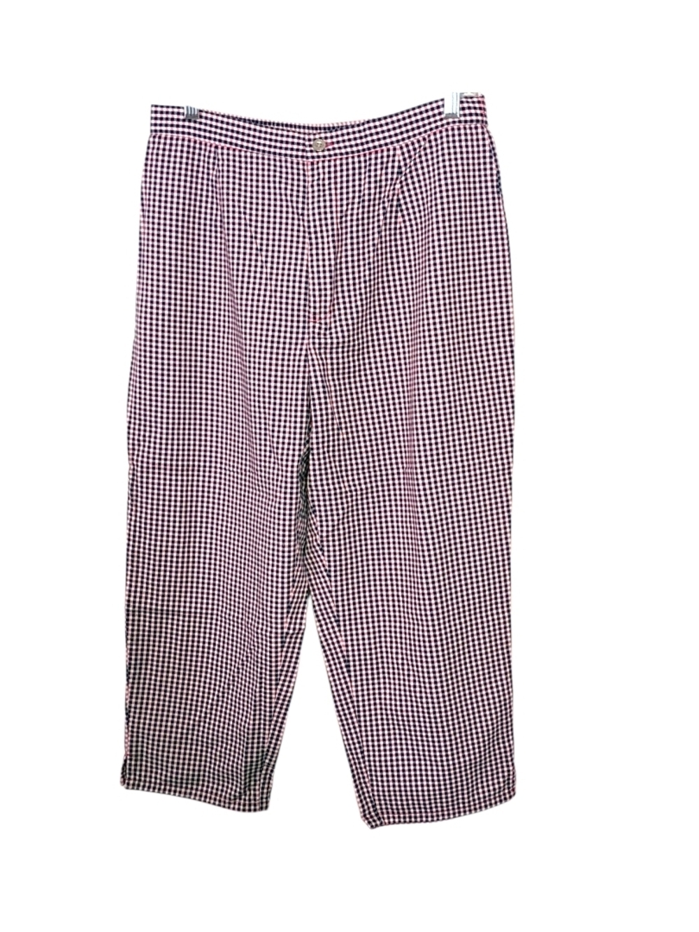 Russ - Coral/White/Blue  Cropped Summer Pants - Size 12